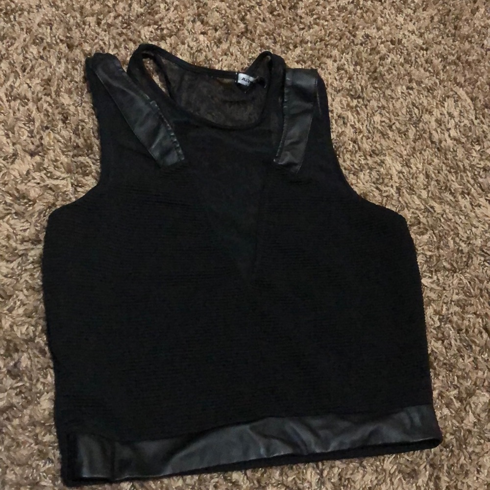 Black tank top